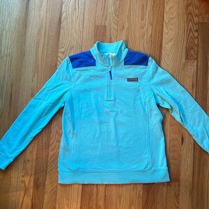 VINEYARD VINES SHEP SHIRT MINT GREEN BLUE SIZE LARGE